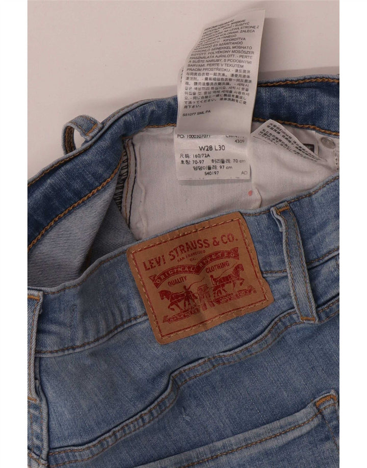 Blugi skinny pentru femei Levi's W28 L27 Bumbac albastru