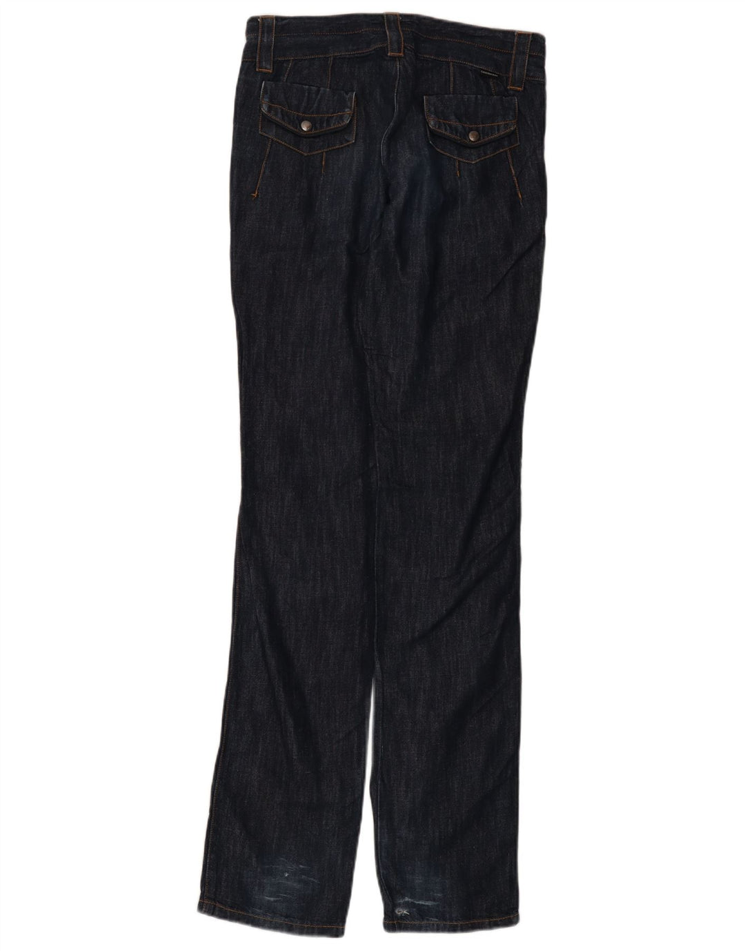 Blugi drepti pentru femei CALVIN KLEIN L27 L35 Bumbac bleumarin