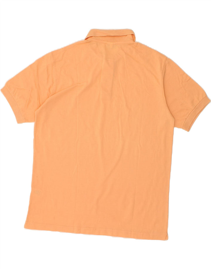 DIADORA Mens Polo Shirt Large Orange Cotton Vintage Diadora and Second-Hand Diadora from Messina Hembry 