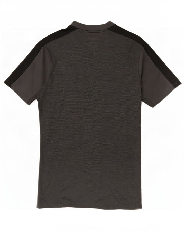 Tricou pentru bărbați Nike Dri Fit Slim Top Gri mediu Poliester color bloc