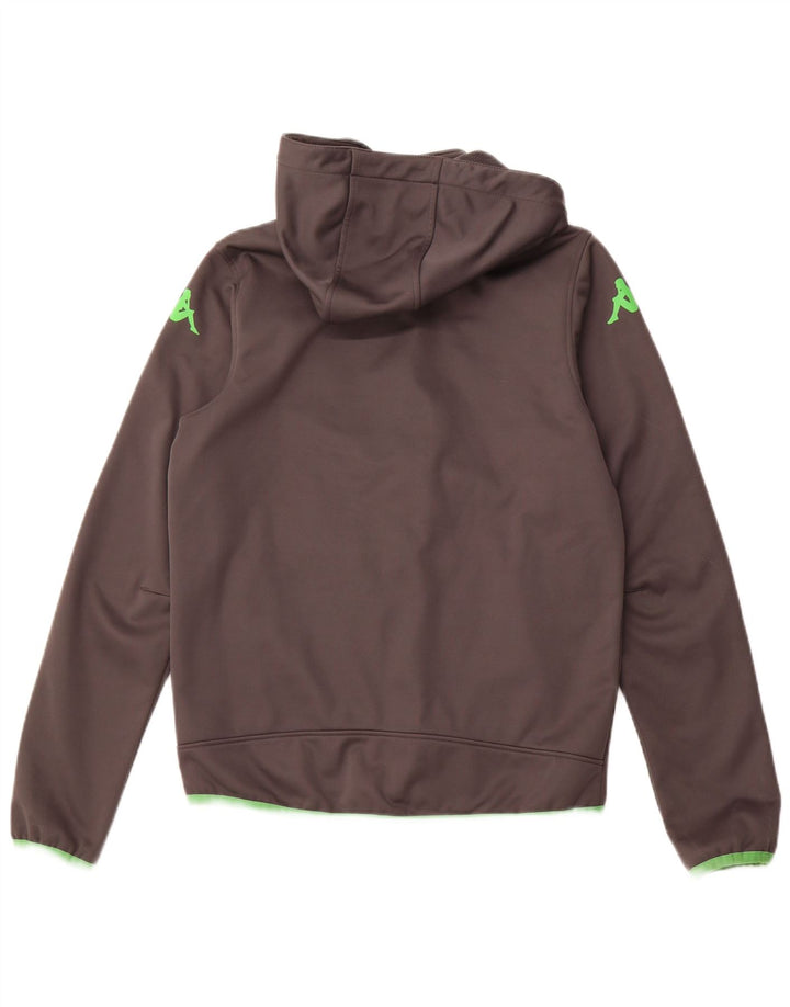 KAPPA Jachetă de trening cu glugă Borussia Mönchengladbach pentru bărbați, gri mică