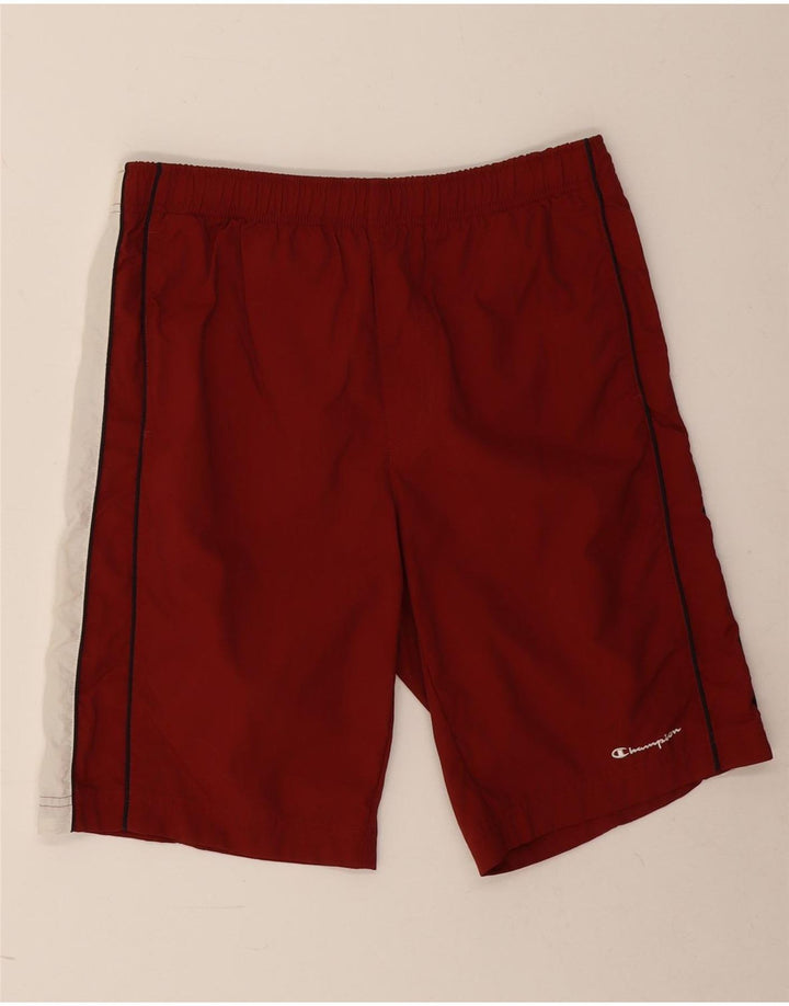 Pantaloni scurți sport Champion pentru bărbați, mediu Burgundy, poliamidă color bloc