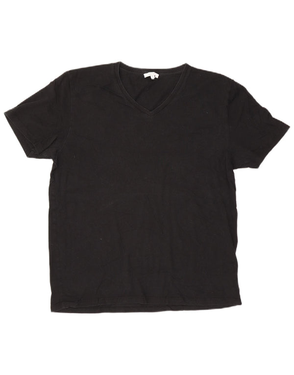 Tricou pentru bărbați Reiss Top XL bumbac negru