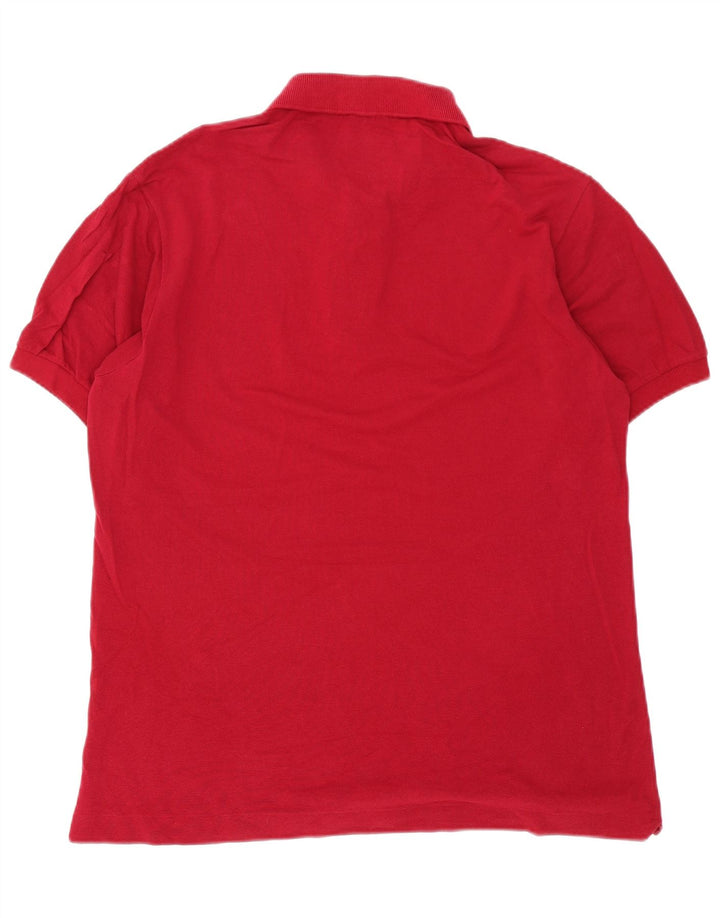 Tricou polo Lacoste pentru bărbați mărimea 5 mare bumbac roșu