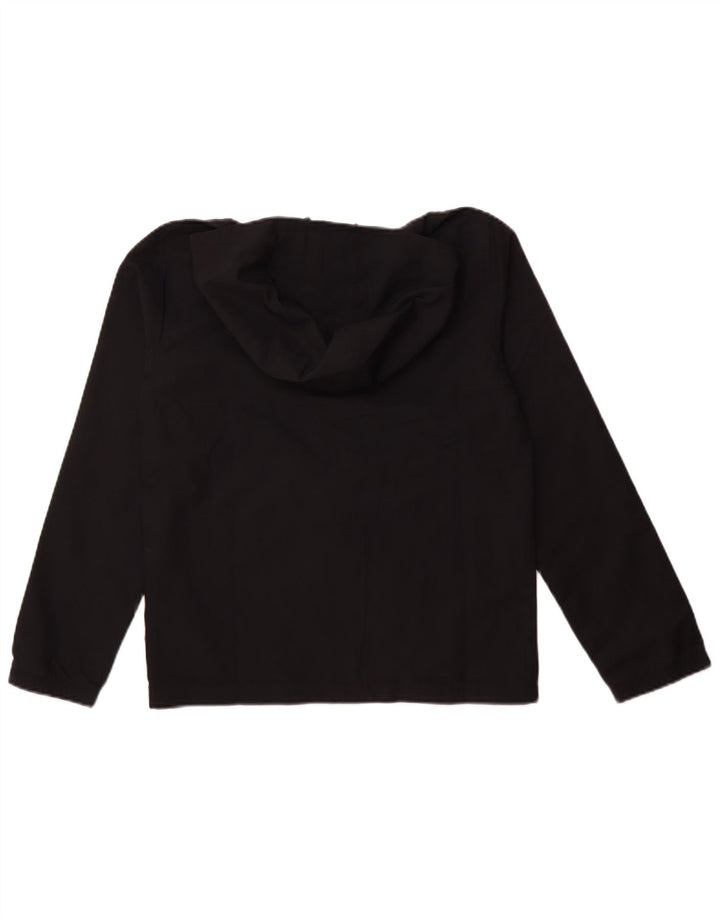 Jachetă de ploaie cu glugă Under Armour pentru băieți, 11-12 ani, mare, neagră