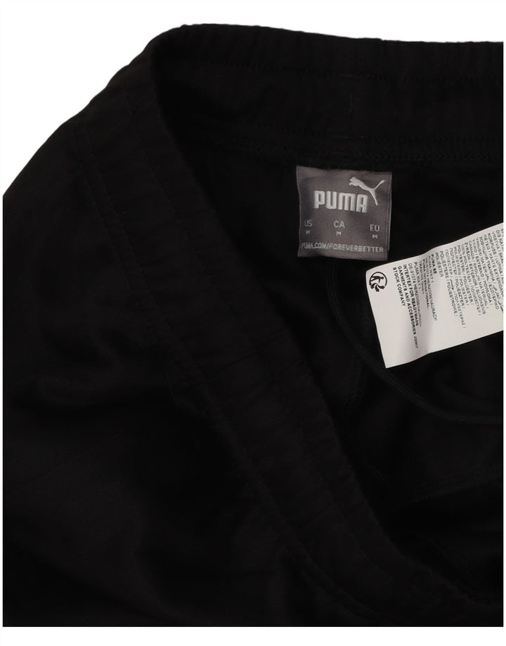 Pantaloni de trening Puma pentru bărbați, negru mediu, poliester color bloc