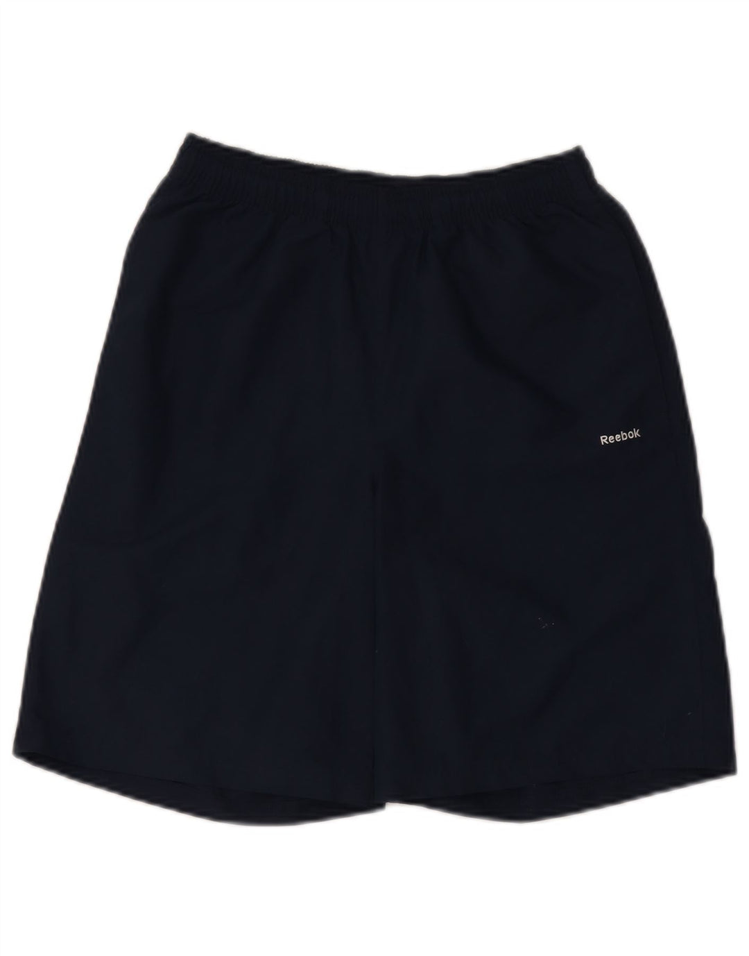 Pantaloni scurti sport Reebok pentru băieți 13-14 ani, poliester bleumarin
