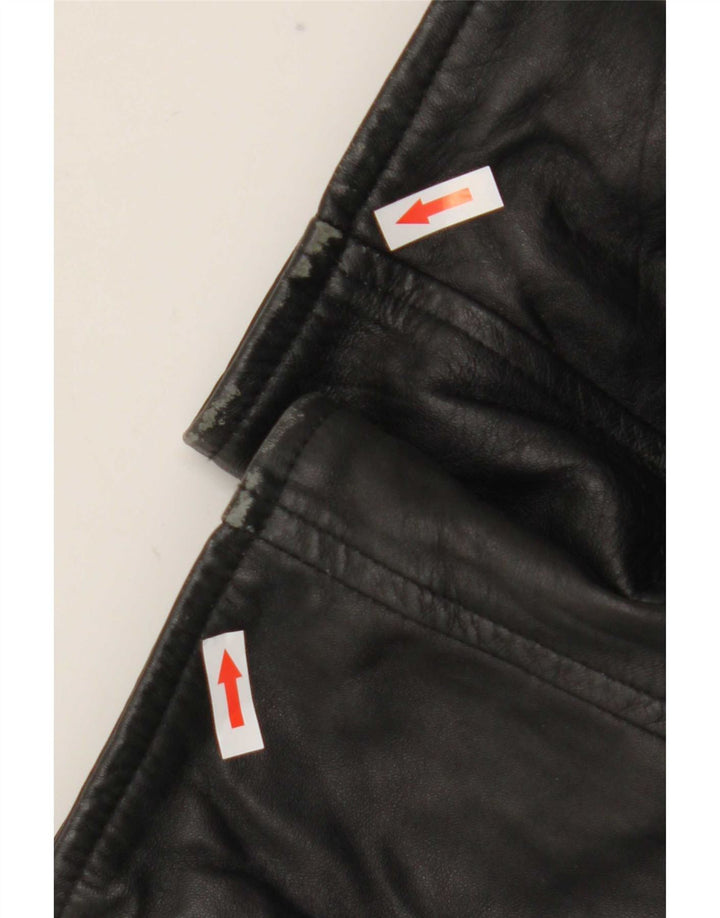 Jachetă din shearling pentru bărbați, UK 42 XL, piele neagră