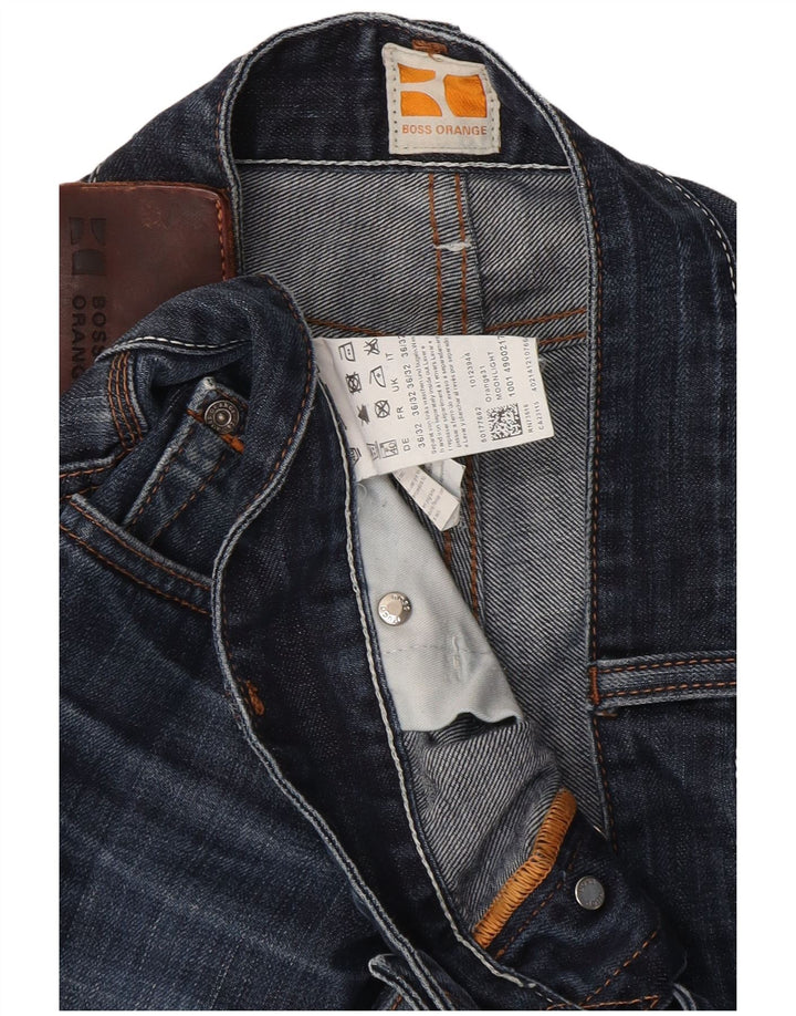 Pantaloni scurți din blugi pentru bărbați Hugo Boss W36 Large Blue