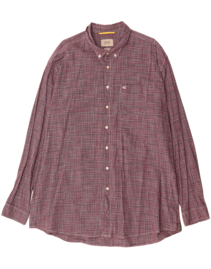 Cămașă pentru bărbați CAMEL ACTIVE, cu tăiere obișnuită, 2XL, roșu, cu dungi