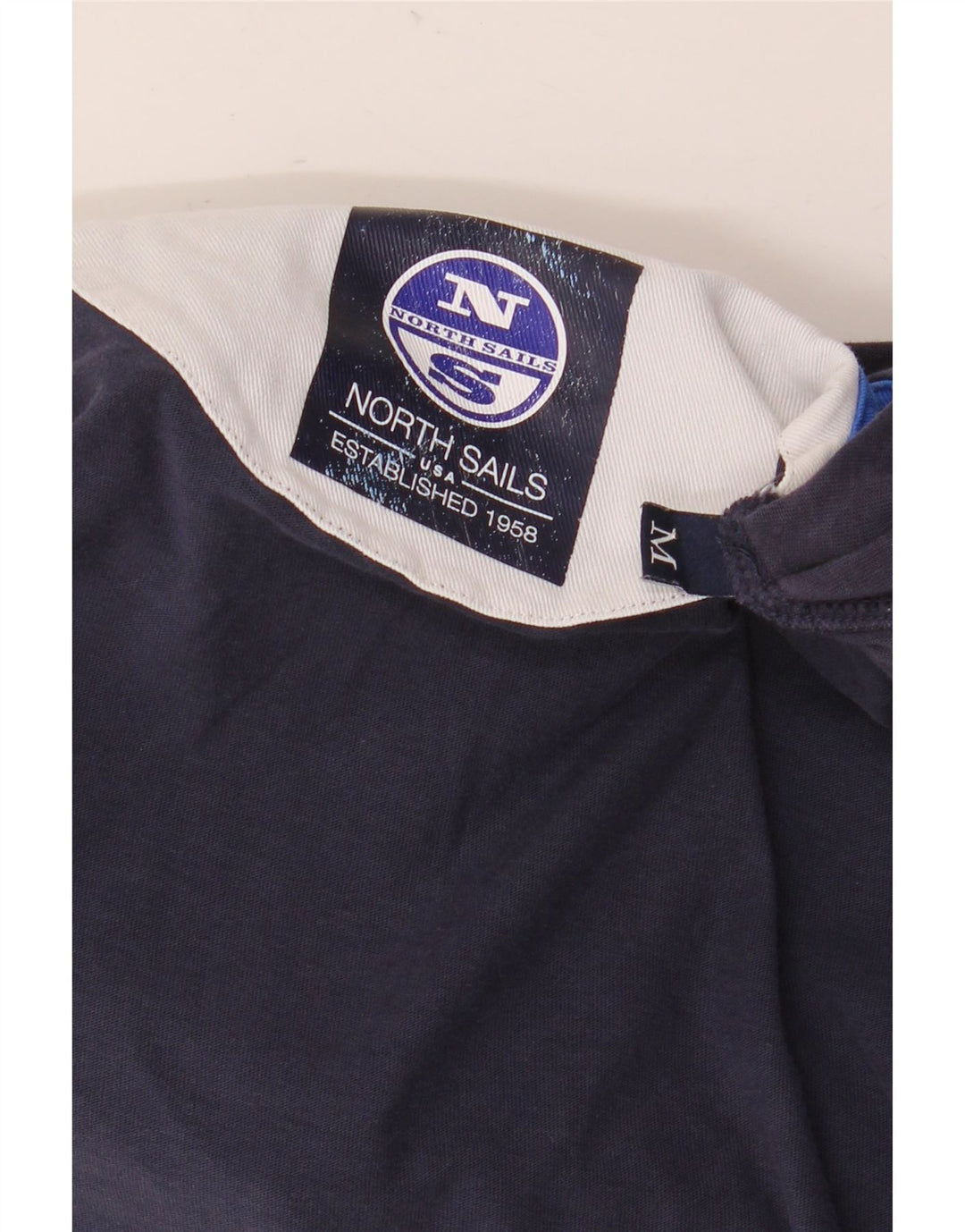 Tricou polo rugby cu mânecă lungă pentru bărbați North Sails, albastru bleumarin mediu