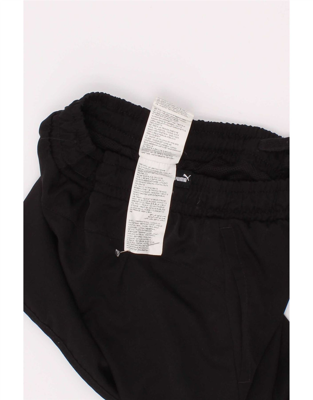 Pantaloni scurți sport Puma pentru băieți 7-8 ani poliester negru