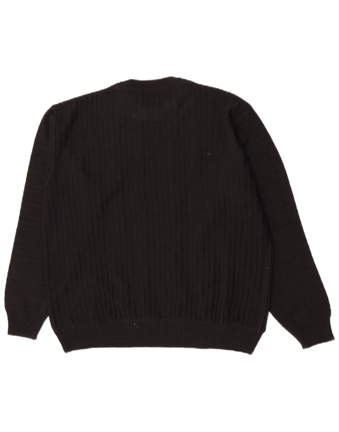 Pulover pentru bărbați Saffo cu gât roșu IT 50 Medium Negru Geometric