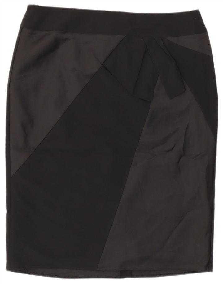 Fusta creion pentru femei Marks & Spencer UK 14 Large W32 Poliester negru
