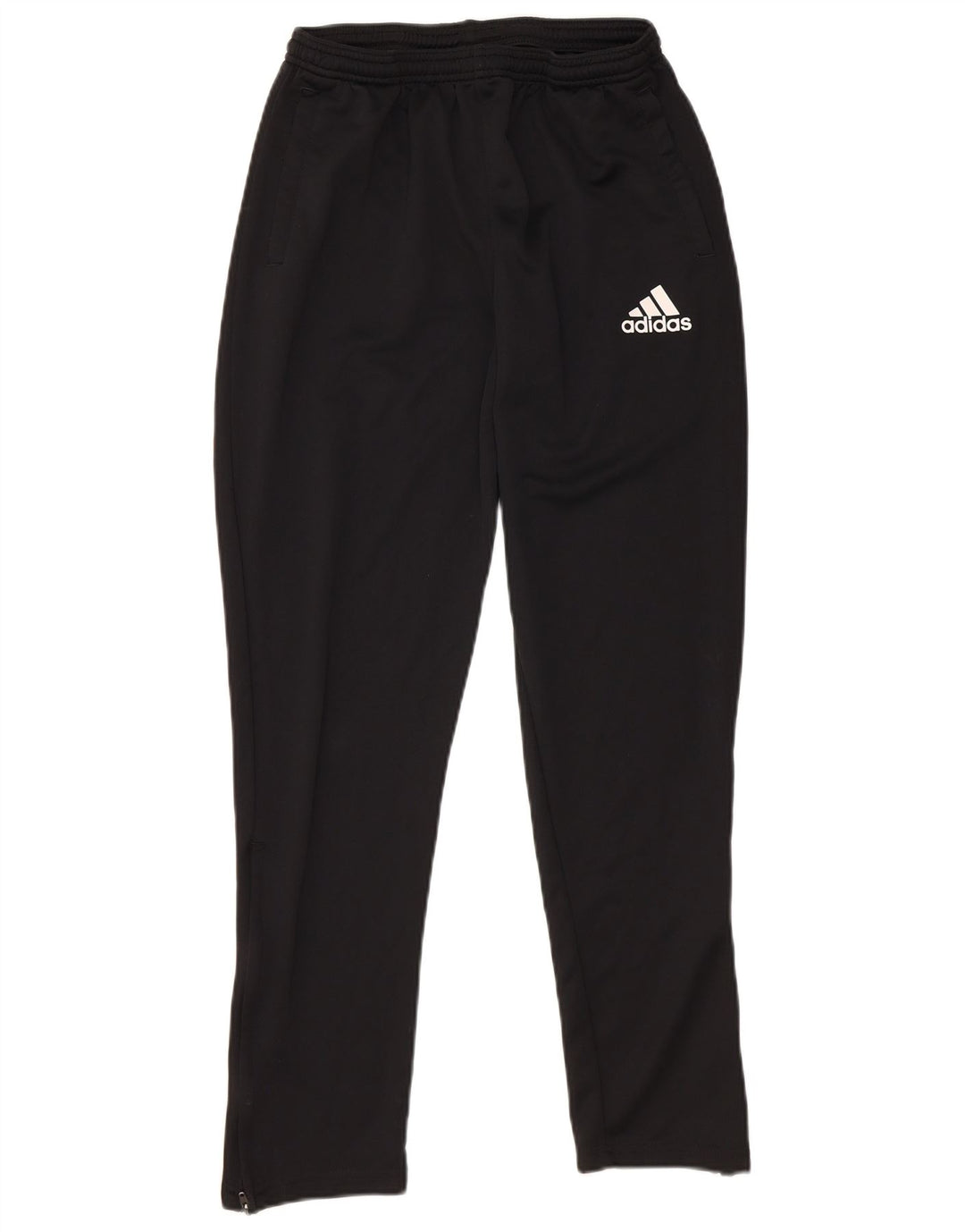 Pantaloni de trening ADIDAS Climalite pentru baieti 13-14 ani poliester negru