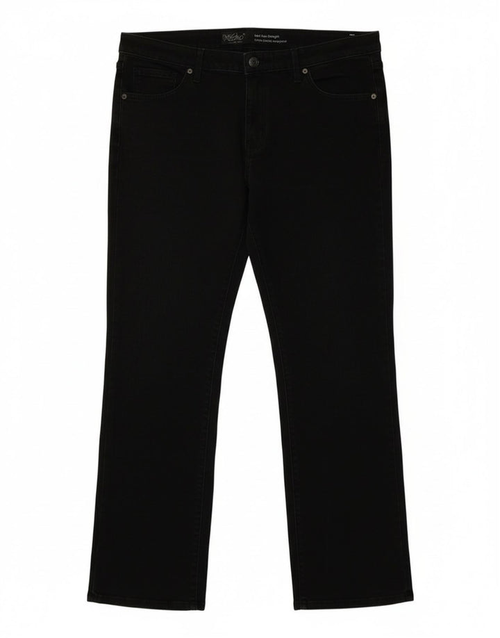 Blugi drepți cu talie medie pentru femei Mossimo, SUA 18 2XL W40 L29 gri