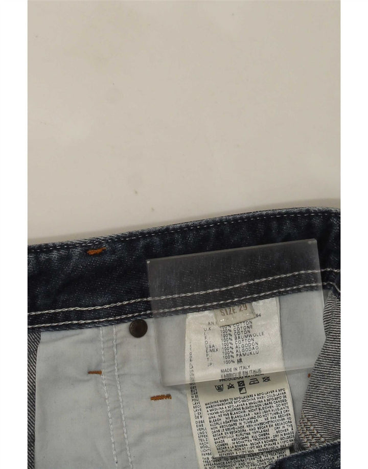 Pantaloni scurți din denim învechit pentru bărbați Diesel W29 Bumbac albastru mic