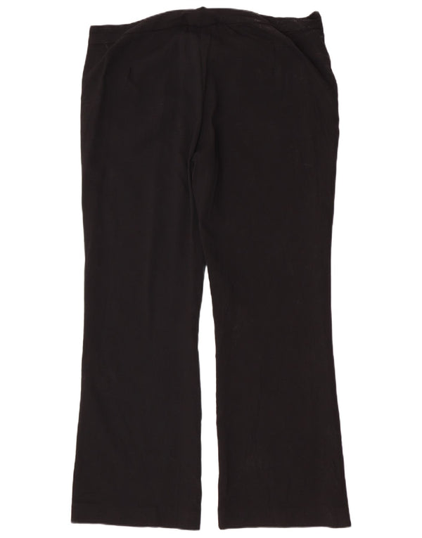 Pantaloni casual pentru femei Bootcut Zara 2XL W38 L32 Negri