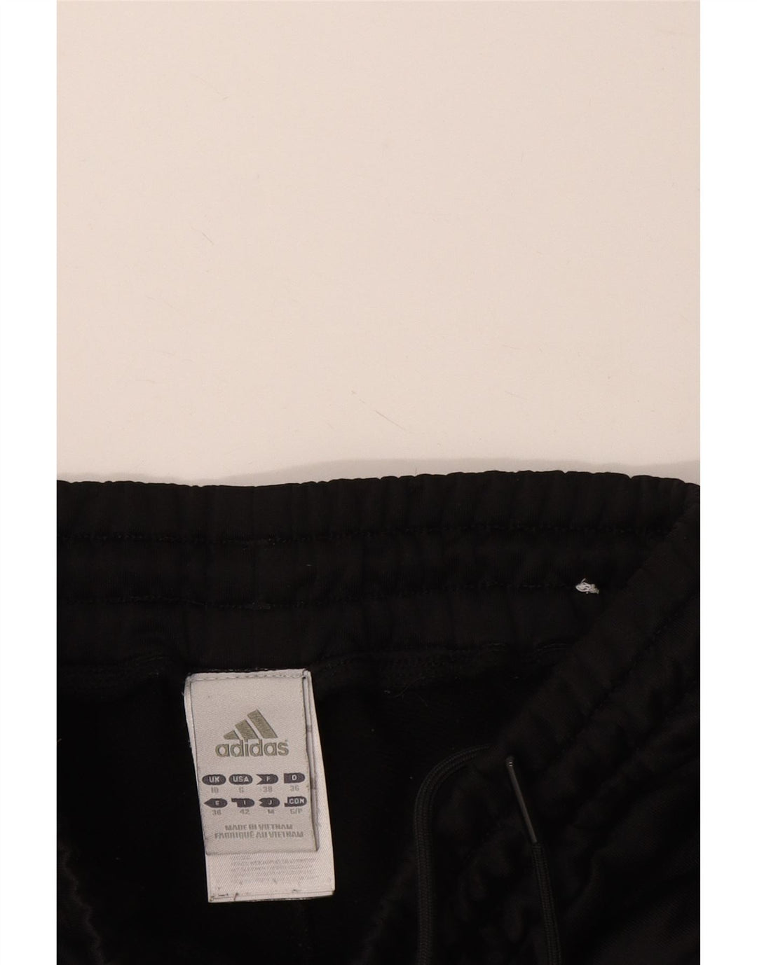 Pantaloni de trening ADIDAS pentru femei UK 10 Poliester negru mic