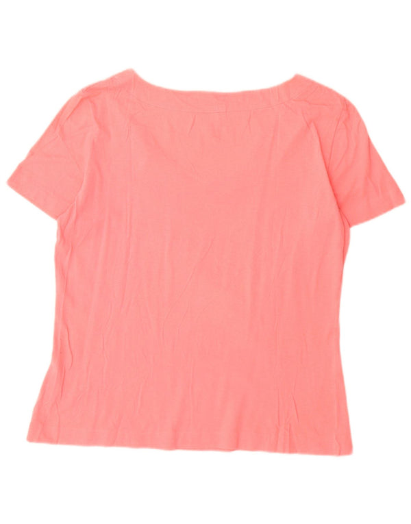 Tricou pentru femei Benetton Top UK 14 Medium Pink Bumbac