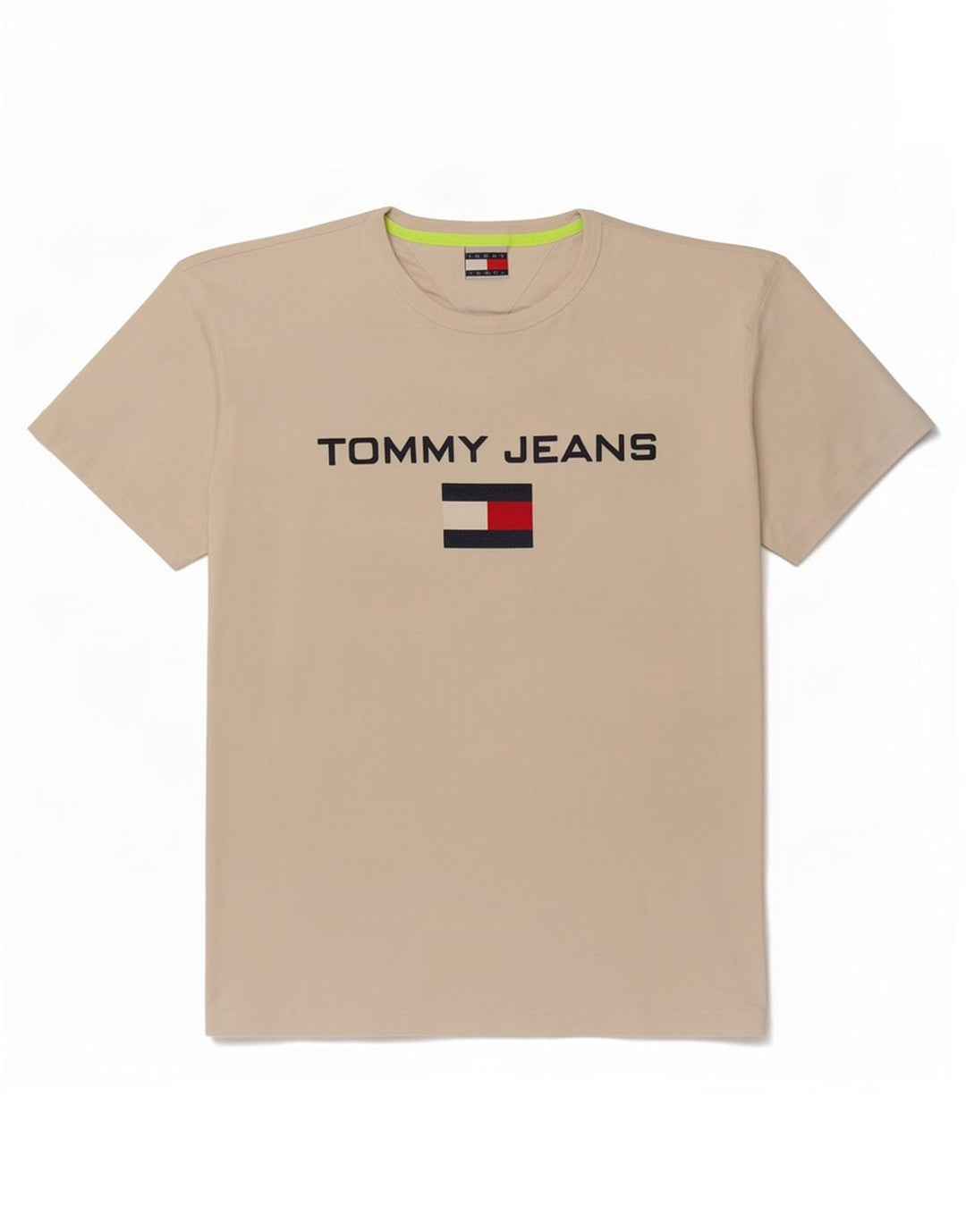 Tricou grafic Tommy Hilfiger pentru bărbați Top, bumbac, bej mediu