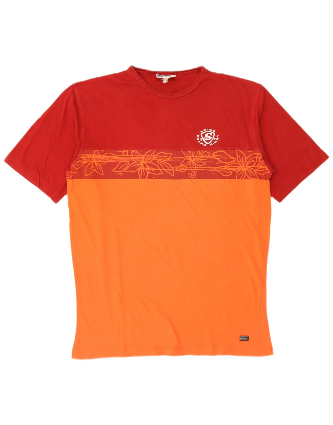 Tricou grafic Asics pentru bărbați Top mare portocaliu Colorblock