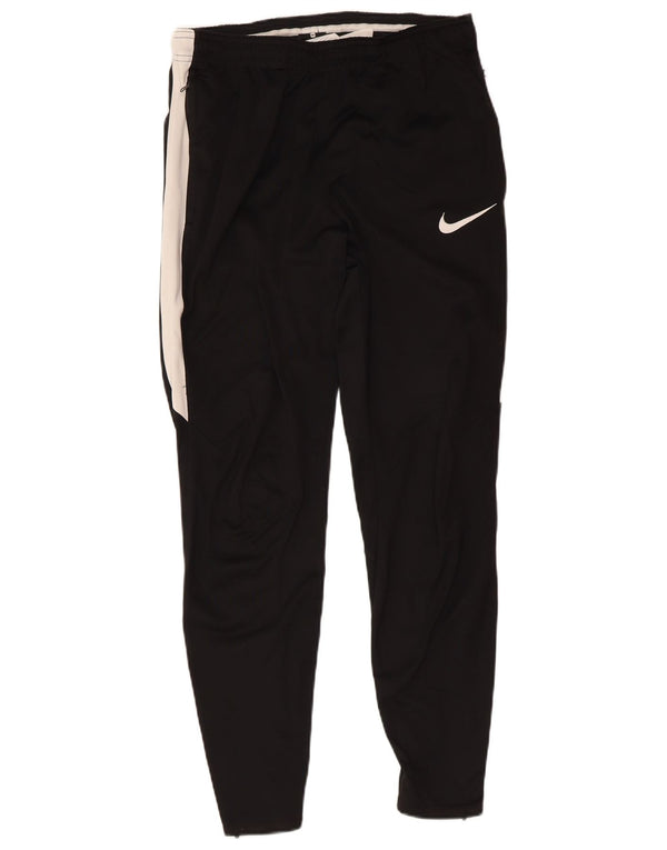 Pantaloni de trening NIKE pentru bărbați, negru mediu, poliester bloc de culoare