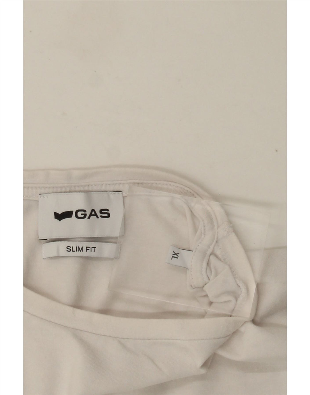 Tricou pentru bărbați Gas Slim Fit Top XL Alb