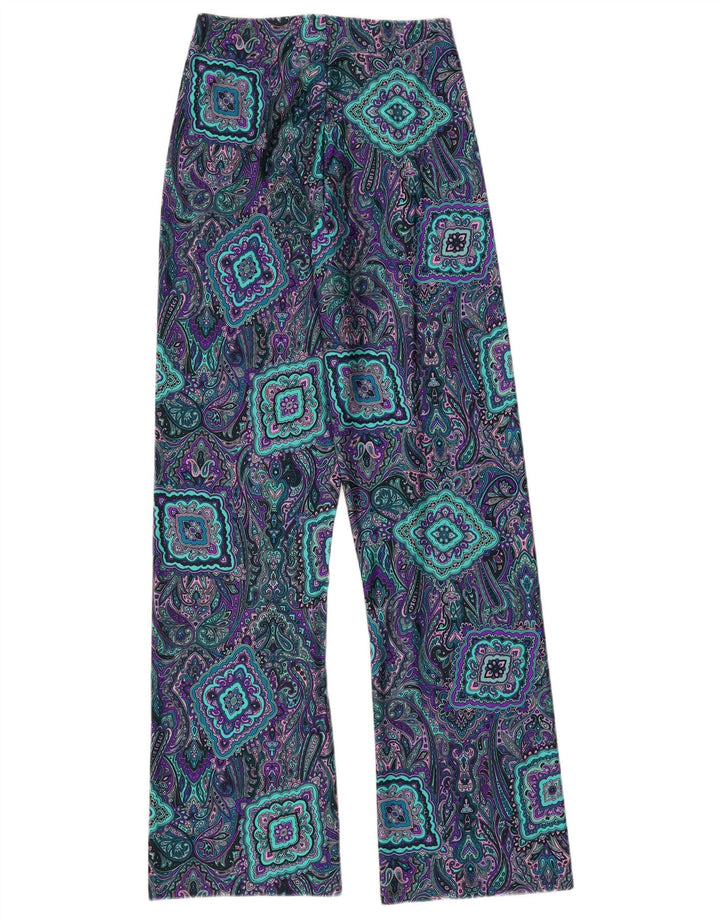 Pantaloni casual de damă VINTAGE cu talie înaltă Mediu L24 L32 Multicolori