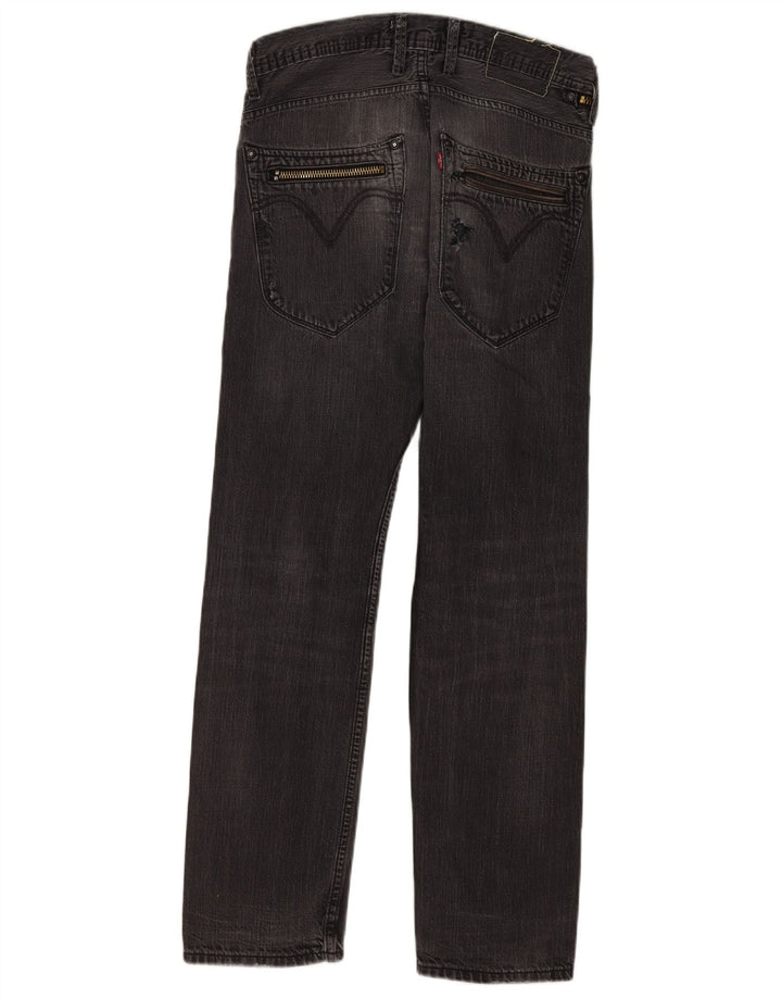 Blagi drepti pentru bărbați Levi's 504 W30 L32 bumbac gri