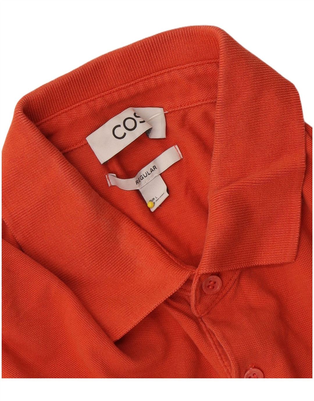 Tricou polo regulat pentru bărbați Cos, portocaliu mare