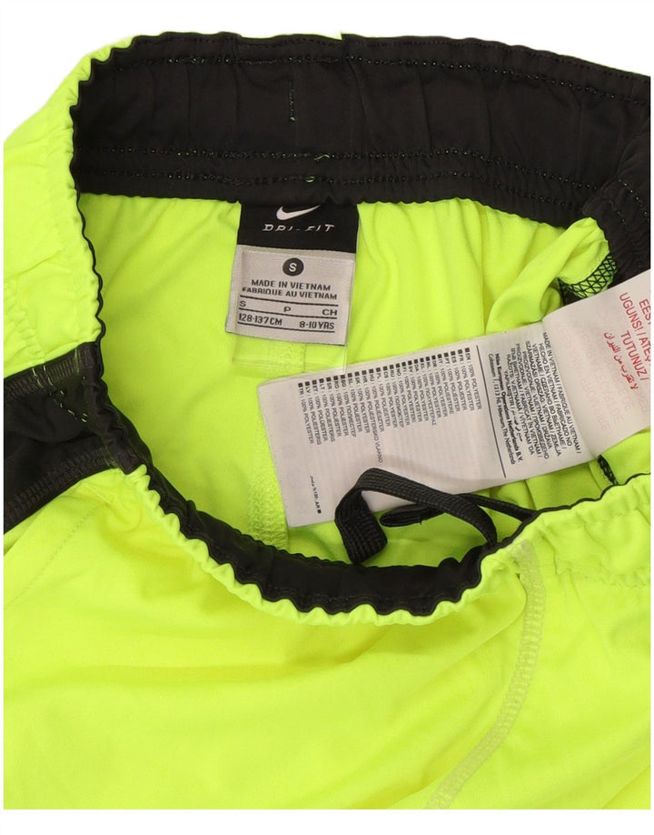 Pantaloni scurți sport Nike Dri Fit pentru băieți 8-9 ani Mici, verde, poliester
