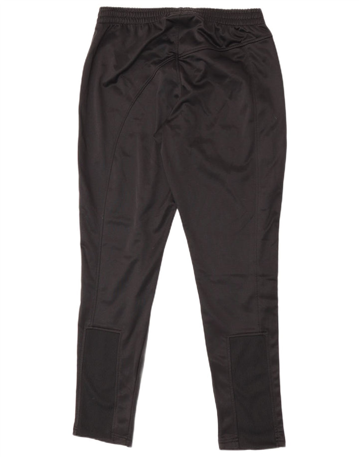 Pantaloni de trening grafic Diadora pentru bărbați, poliester negru mic