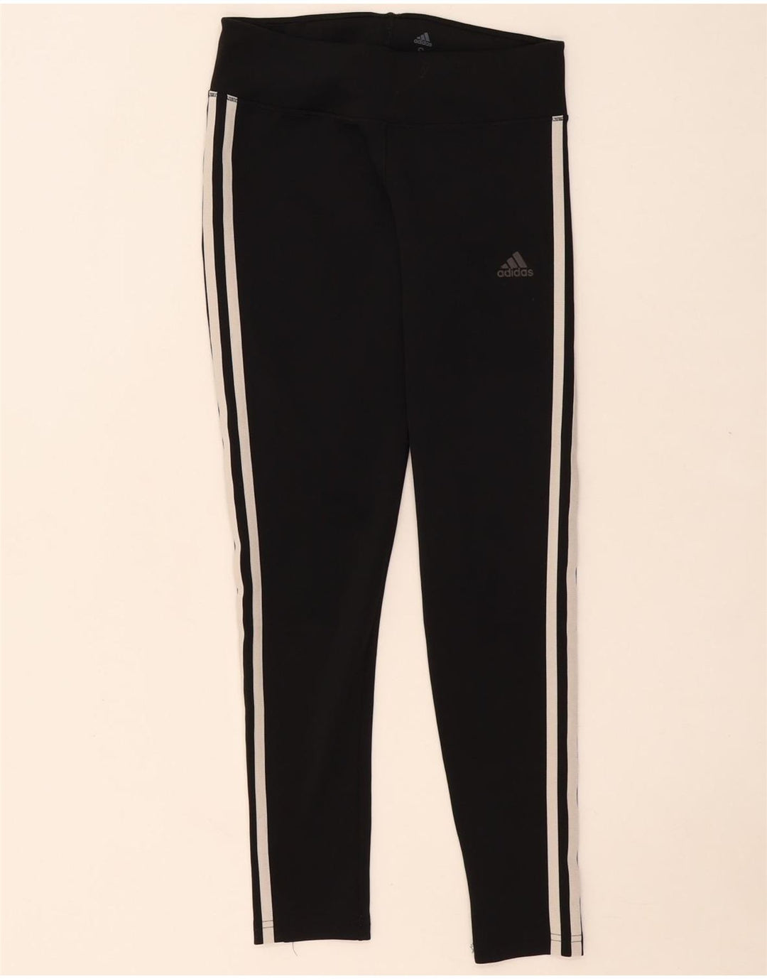 Leggings Climalite ADIDAS pentru femei UK 8/10 Poliester negru mic