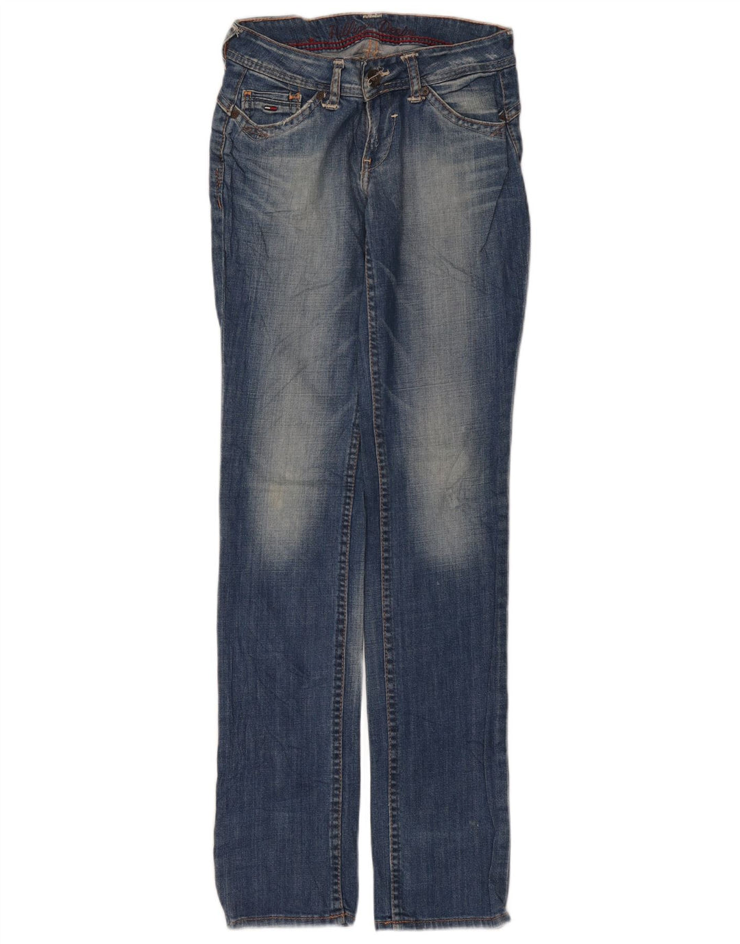 Blugi drepti pentru femei Tommy Hilfiger W26 L34 Bumbac albastru
