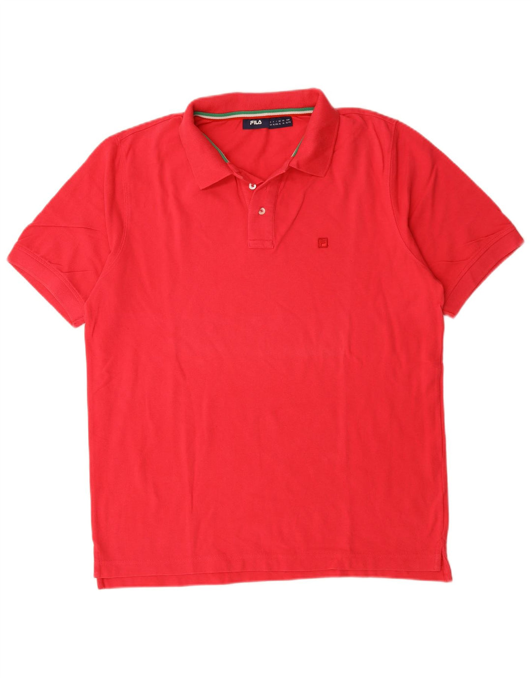 Tricou polo pentru bărbați FILA XL bumbac roz
