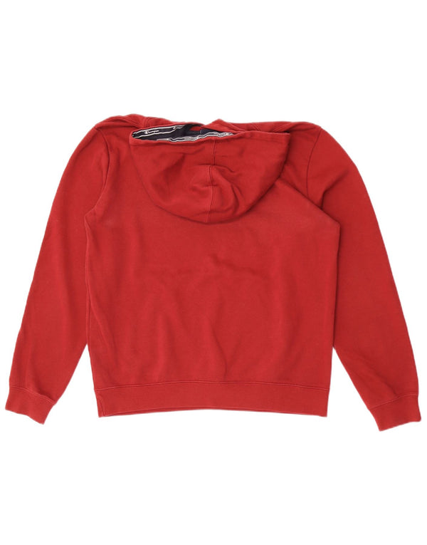 Pulover cu glugă cu grafic Champion pentru băieți 15-16 ani 2XL bumbac roșu