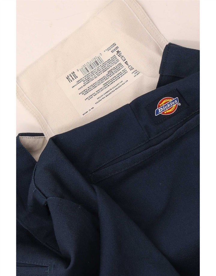 Pantaloni chino drepți pentru bărbați Dickies L38 L34 Poliester bleumarin
