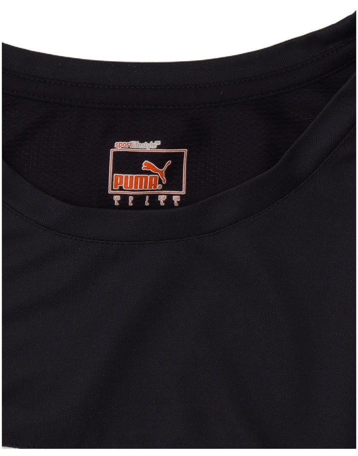Tricou pentru bărbați Puma Top mare bleumarin Colorblock