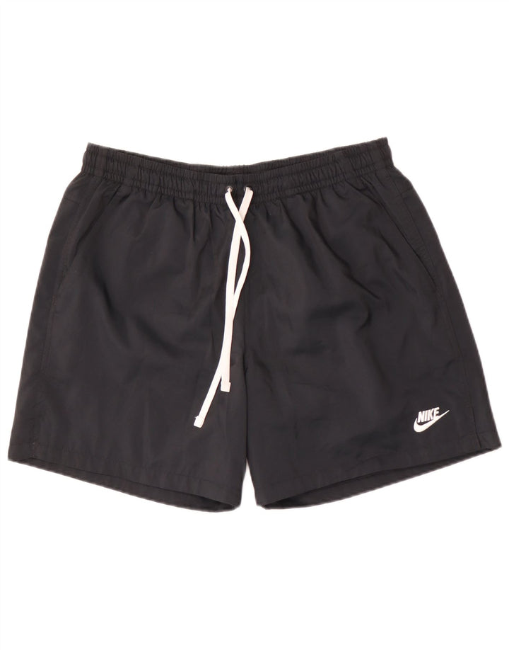 Pantaloni scurți sport Nike pentru bărbați, mari, negru, poliester