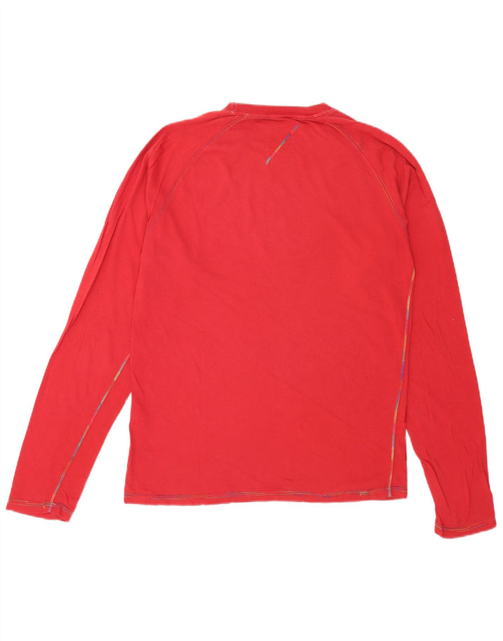 Jack & Jones Tricou cu mânecă lungă pentru bărbați, roșu, mare