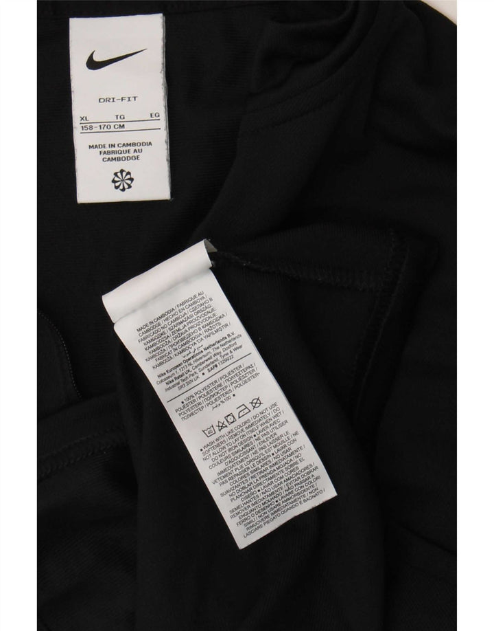 Jachetă de trening Nike Dri Fit pentru băieți 13-14 ani XL poliester negru