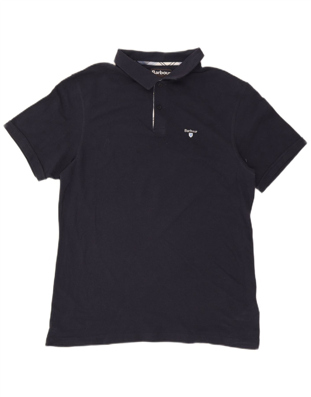 Tricou polo pentru bărbați Barbour XL, bumbac bleumarin
