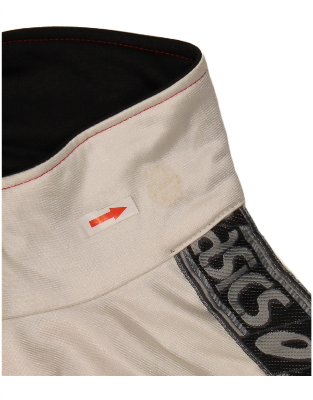 Jachetă de top pentru trening grafic Asics pentru bărbați IT 48 Medium Red Colorblock Nylon