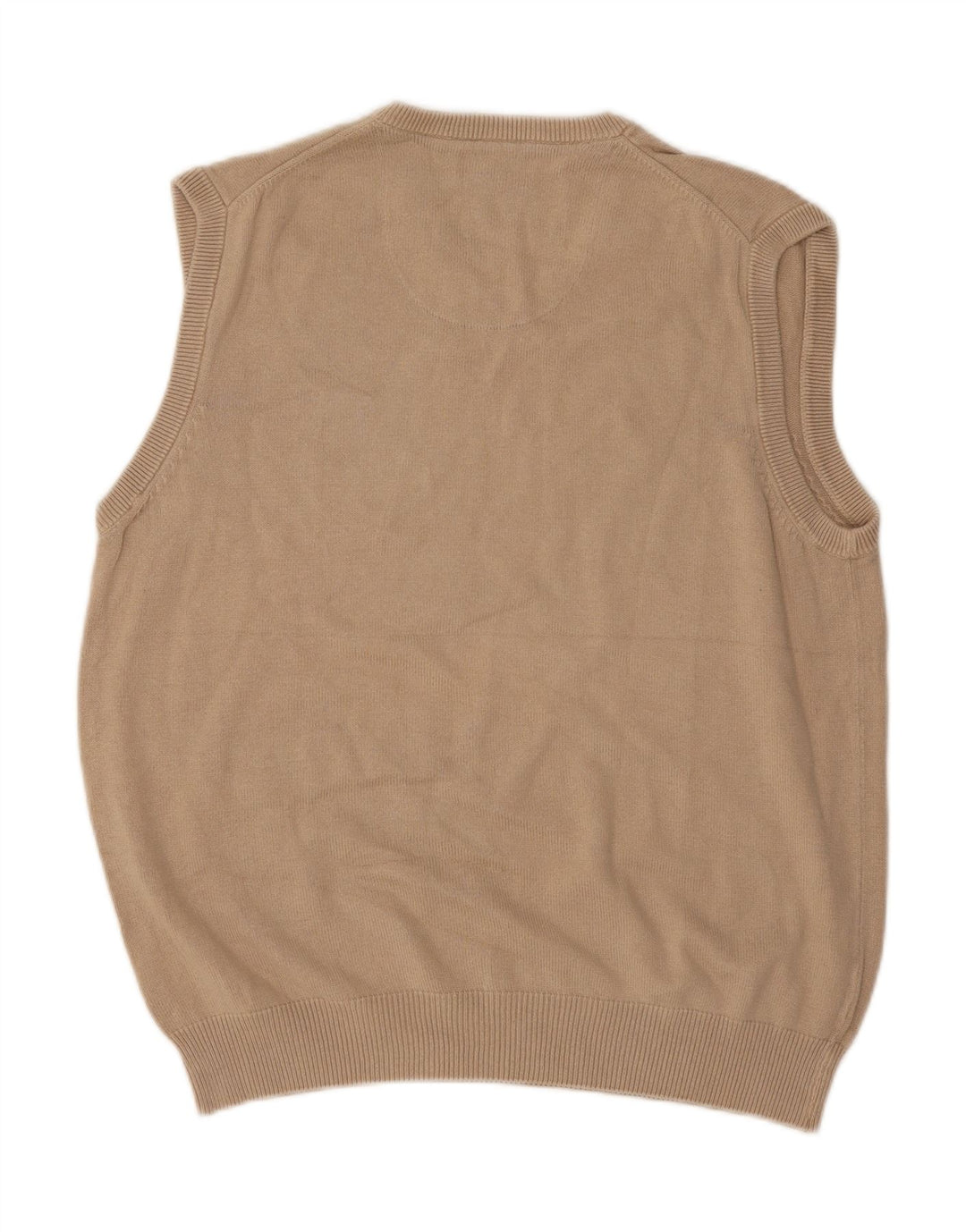 Marks & Spencer pentru bărbați Blue Harbour Vest Tank Top mare, bej, bumbac