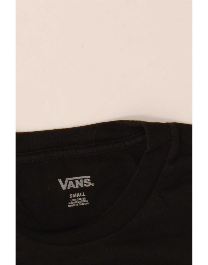 Tricou Vans pentru bărbați Top mic, negru, bumbac