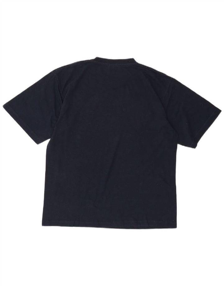 CHAMPION Mens T-Shirt Top Large Navy Blue