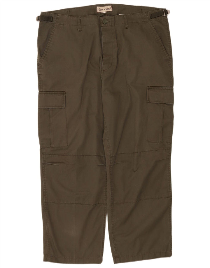 Pantaloni cargo drepti pentru bărbați ESSE EMME L38 L27 kaki
