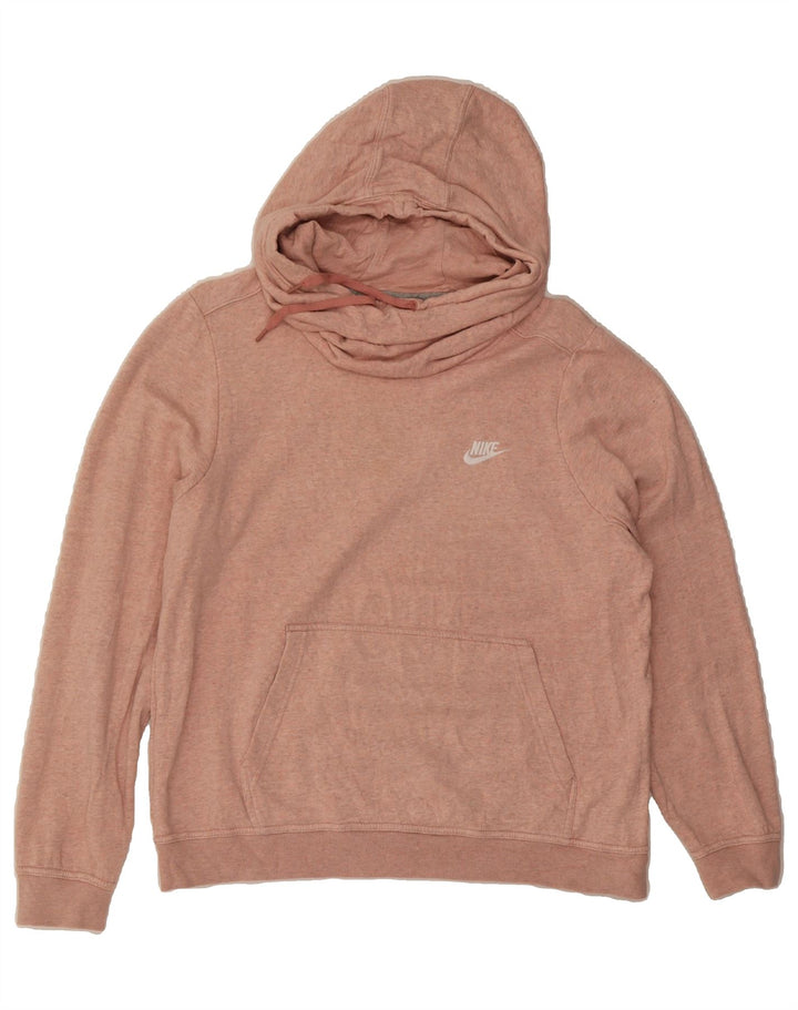 NIKE Womens Hoodie Jumper UK 16 Large Pink Vintage Nike and Second-Hand Nike from Messina Hembry 