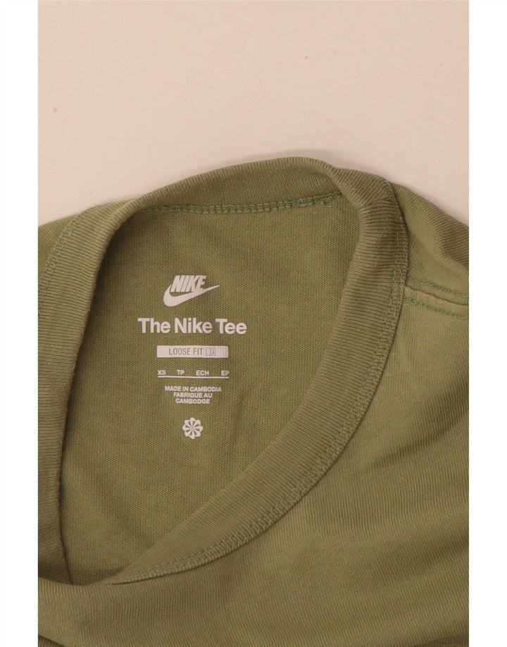 Tricou cu mânecă lungă pentru bărbați, cu îmbrăcăminte lungă, XS, verde